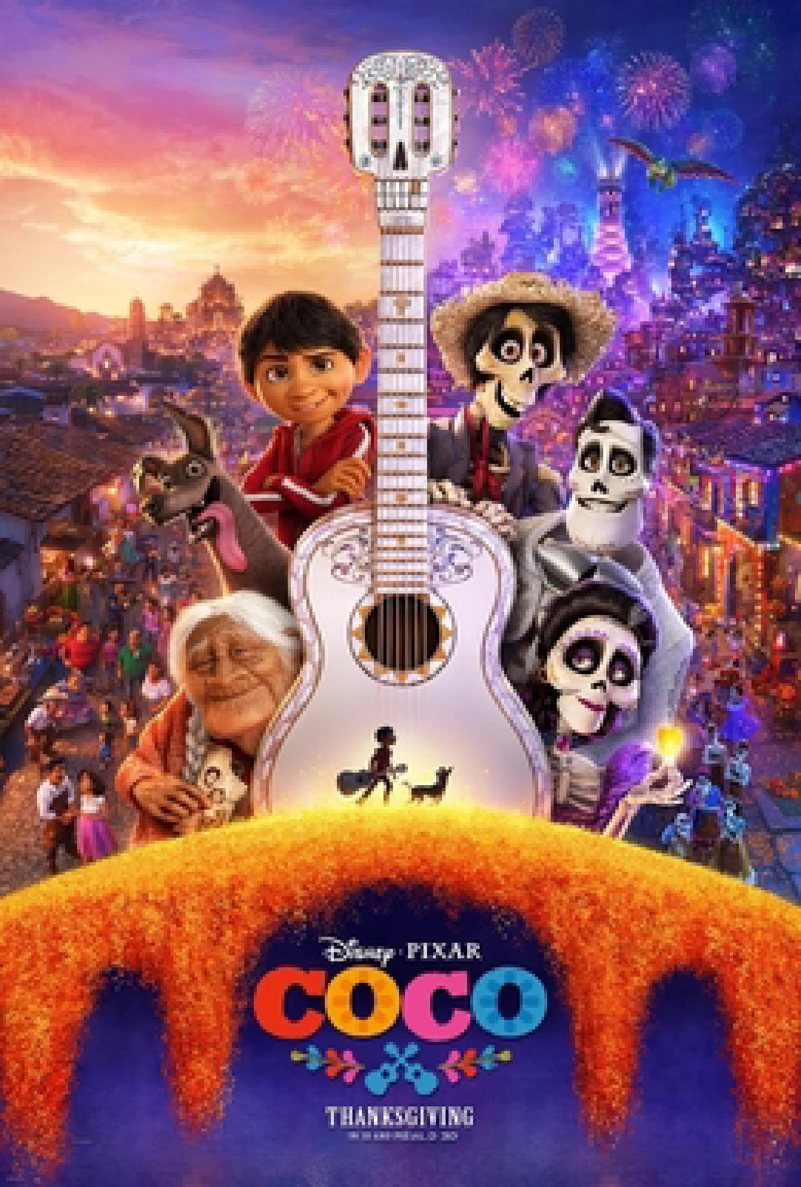 Coco (2017) của Pixar — review phim hoạt hình về gia đình, âm nhạc và ngày của người chết.